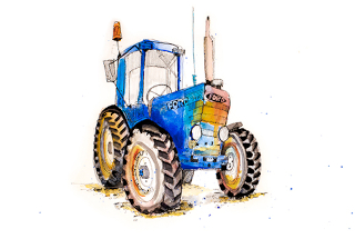 Blue Tractor
