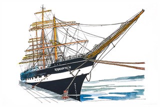 Russian tall ship